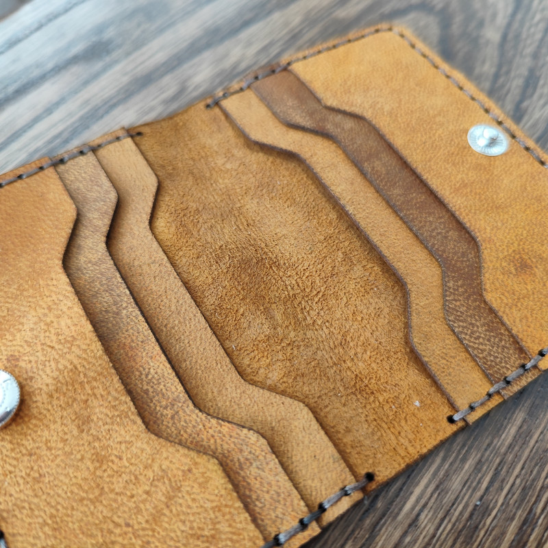 جاکارتی مردانه مدل دو لتی چرم طبیعی بزی JK-10