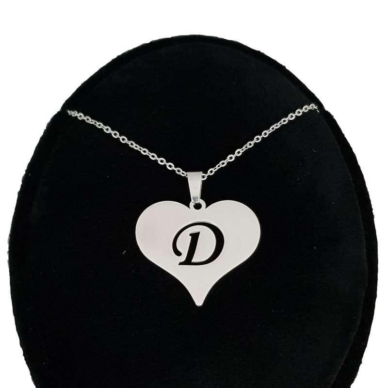 گردنبند نقره طرح حرف D کد SS3 گردنبند نقره طرح حرف D کد SS3