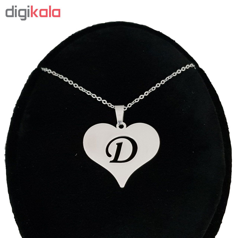 گردنبند نقره طرح حرف D کد SS3 گردنبند نقره طرح حرف D کد SS3