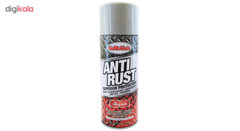 اسپری ضد زنگ طوسی گل پخش مدل ANTI RUST حجم 450 میلی لیتر اسپری ضد زنگ طوسی گل پخش مدل ANTI RUST حجم 450 میلی لیتر