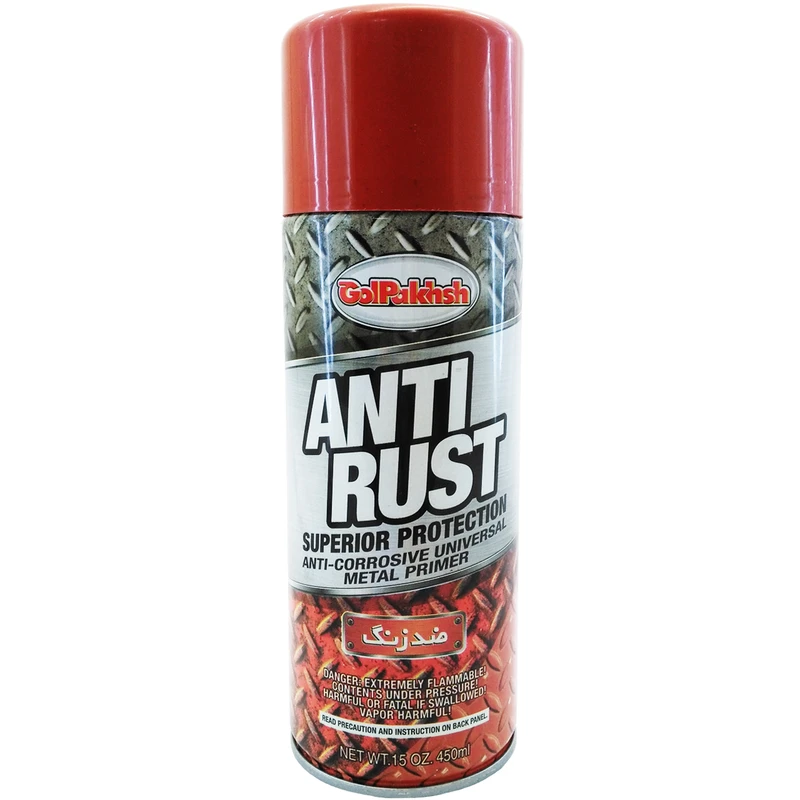 اسپری ضد زنگ قرمز گل پخش مدل ANTI RUST حجم 450 میلی لیتر