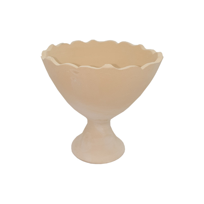 ست 14 تکه هفت سین سفالی خام مدل کمانی کد H1020