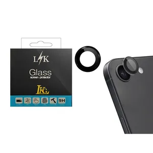 محافظ لنز دوربین ال کا جی مدل رینگی مناسب برای گوشی موبایل اپل iPhone 16E