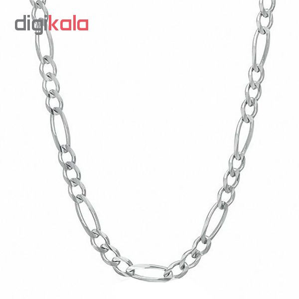 زنجیر نقره طرح فیگارو مدل FA-1001
