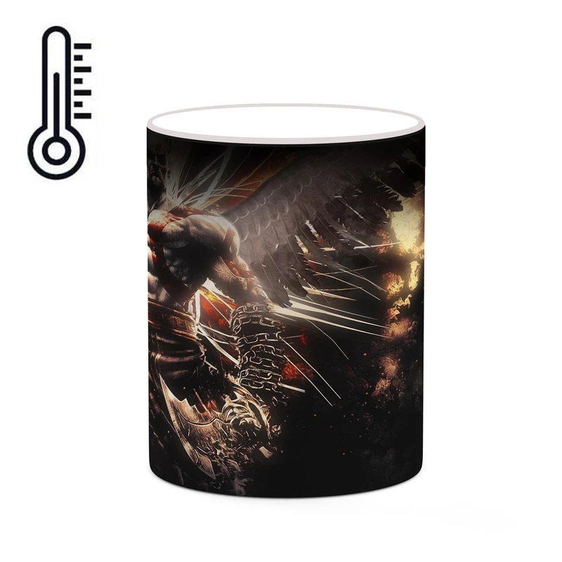 ماگ حرارتی کاکتی طرح گاد آف وار God Of War مدل mgh40791