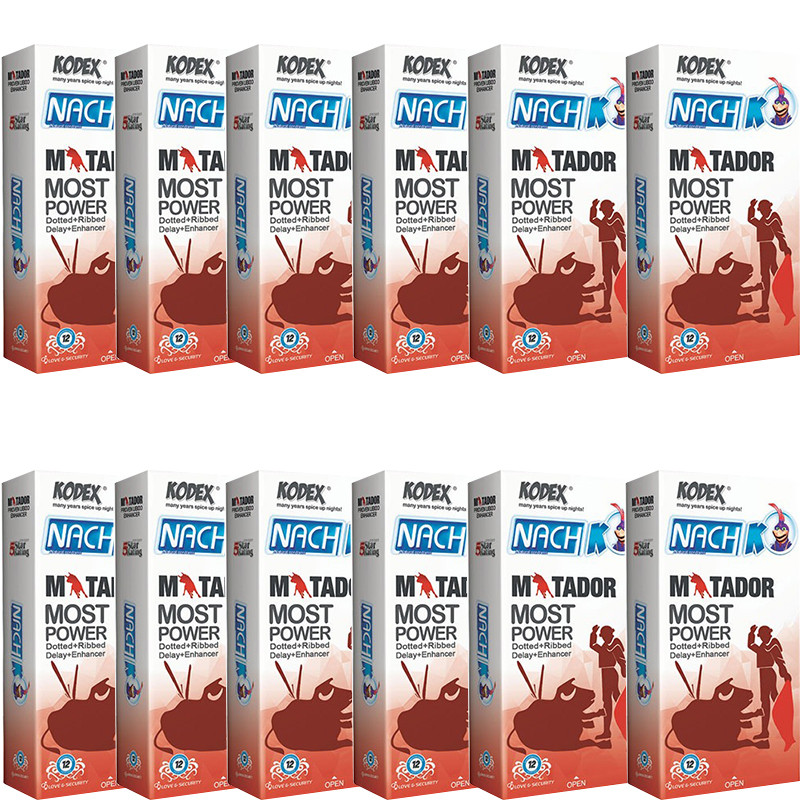 کاندوم ناچ کدکس مدل MATADOR بسته 12 عددی