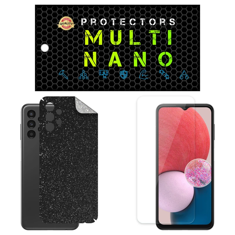 محافظ صفحه نمایش مولتی نانو مدل X-SFG مناسب برای گوشی موبایل سامسونگ Galaxy A13 4G به همراه برچسب پوششی 