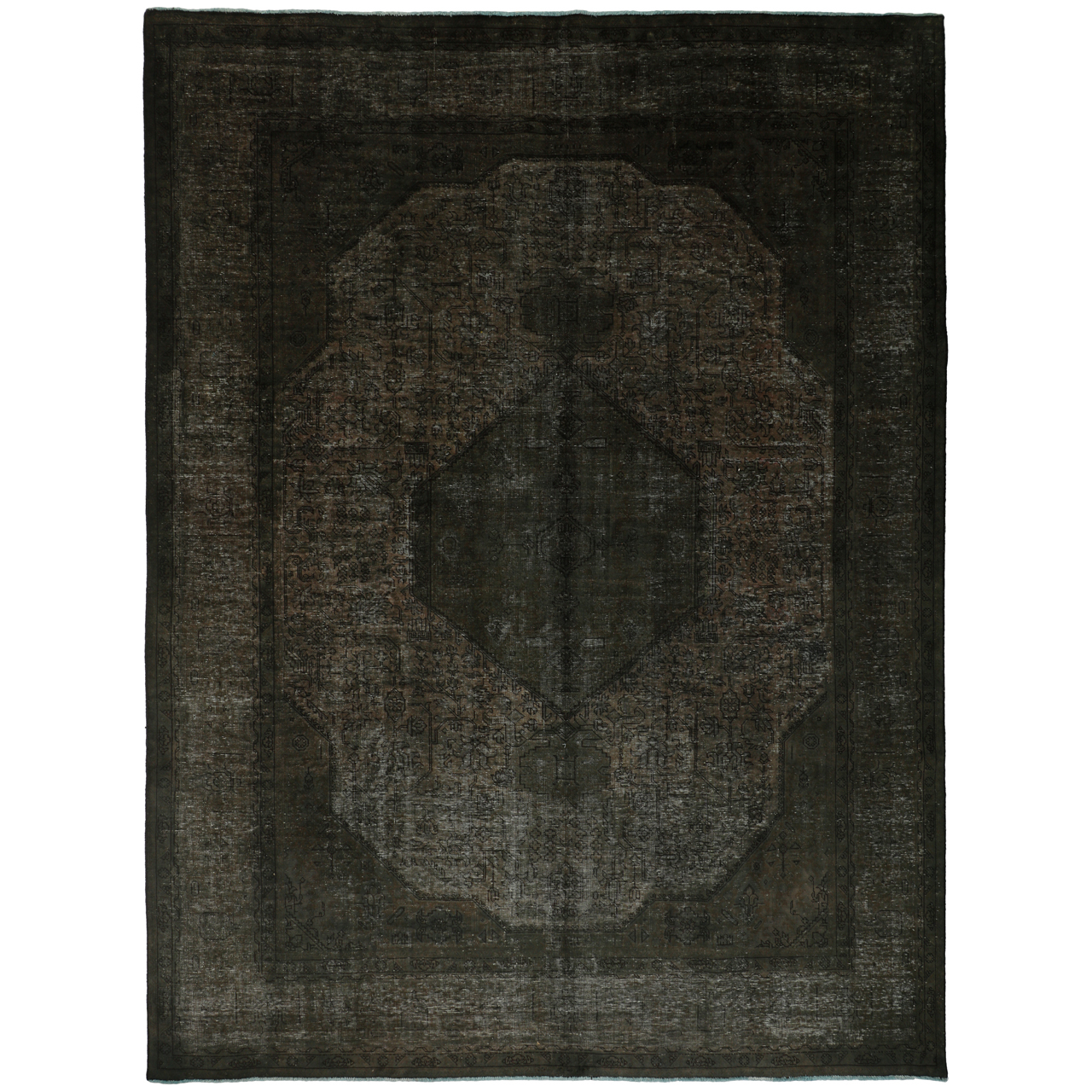 فرش دستبافت رنگ شده نه متری کد32024