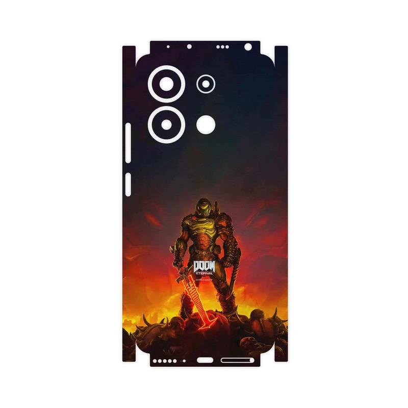 برچسب پوششی ماهوت مدل DOOM Game Series-FullSkin مناسب برای گوشی موبایل شیائومی Redmi Note 13 4G