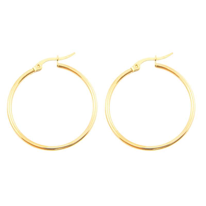 گوشواره بهارگالری مدل تک حلقه کد 5 گوشواره بهارگالری مدل تک حلقه کد 5