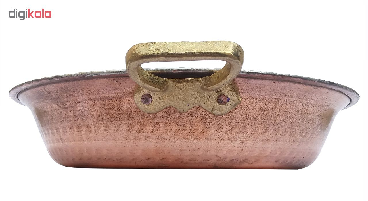 ماهی تابه مسی مدل سی و سه پل قطر 26 سانتی متر