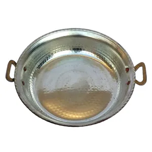 ماهی تابه مسی مدل سی و سه پل قطر 30 سانتی متر