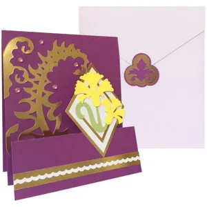 کارت دست ساز هدهد طرح میخک کد F552