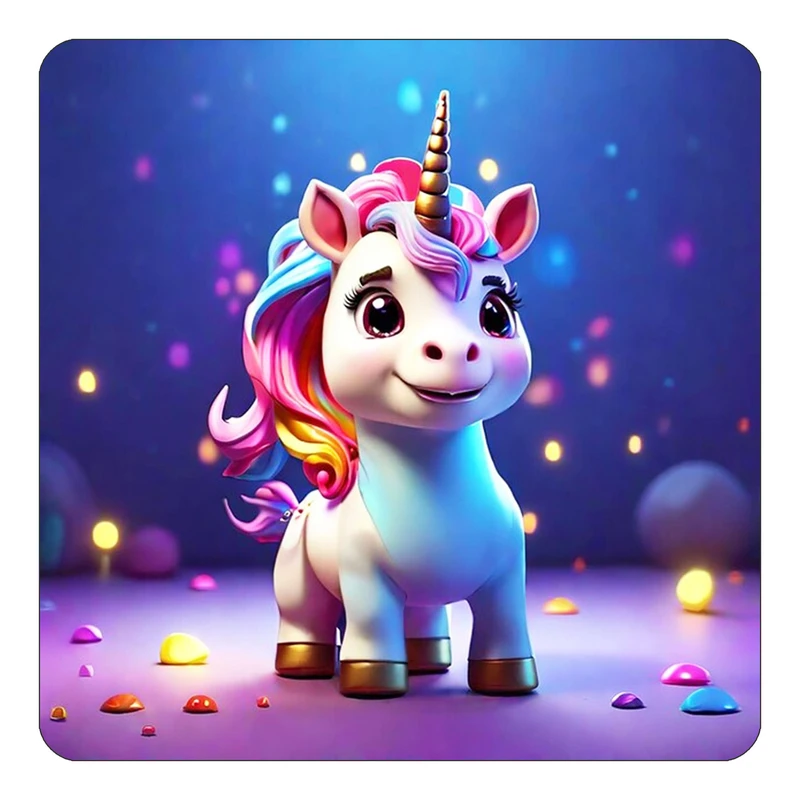 مگنت کاکتی طرح اسب تک شاخ و یونیکورن مدل mp30830