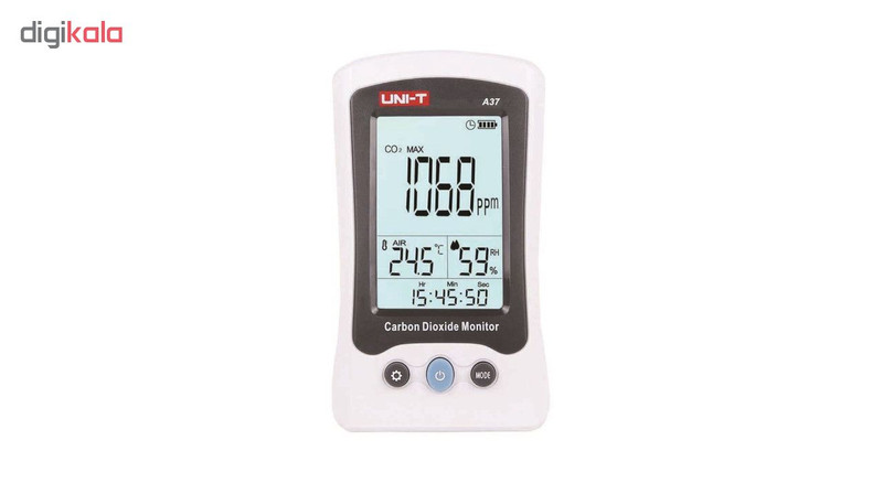 نمایشگر دی اکسید کربن ،دما و رطوبت یونیتی مدل UT-A37 سنسوتک