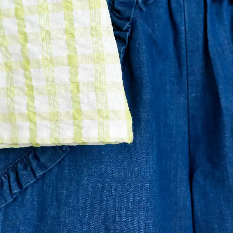 ست بلوز و شلوارک دخترانه ببک مدل dkk-lgr01