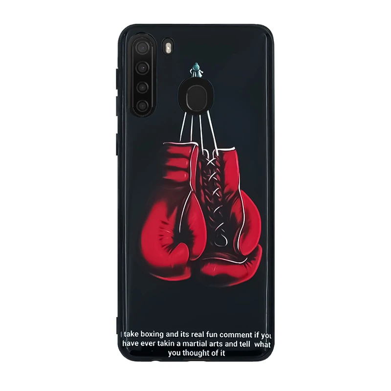 کاور دکین مدل Leniz طرح Box مناسب برای گوشی موبایل سامسونگ Galaxy A21