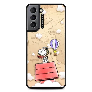 AKAM AMC-WSGS21-SNOOPY-24 Cover For Samsung Galaxy S21