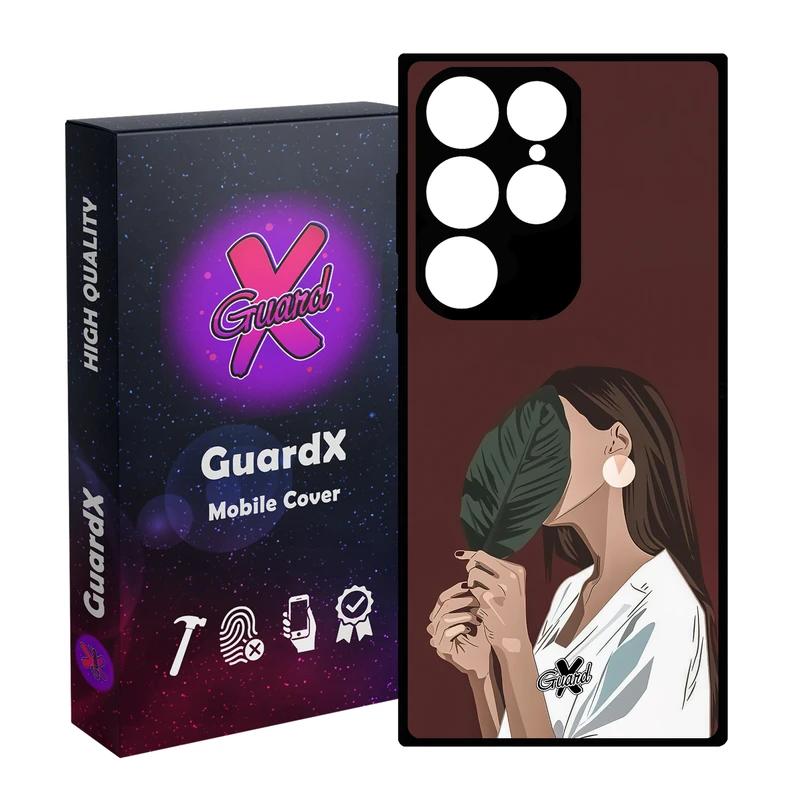 کاور گارد ایکس طرح دختر مدل Glass10476 مناسب برای گوشی موبایل سامسونگ Galaxy S24 Ultra