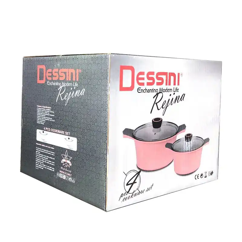 سرویس قابلمه 4 پارچه دسینی مدل Rejina