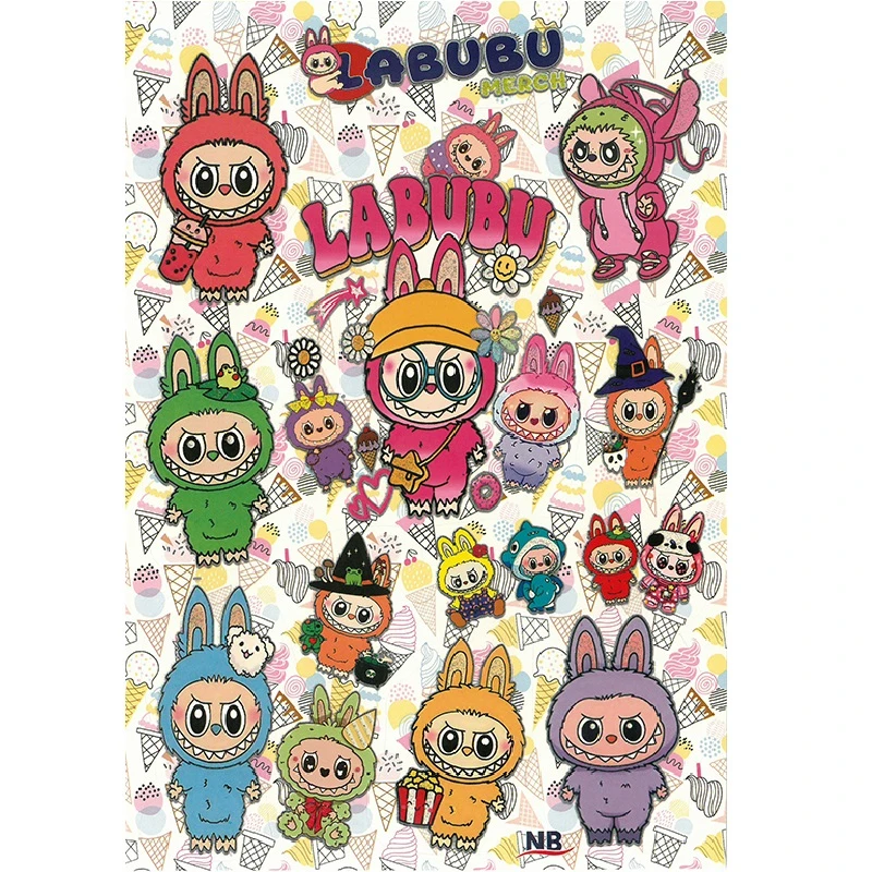 برچسب مدل لبوبو کد 5 بسته 5 عددی