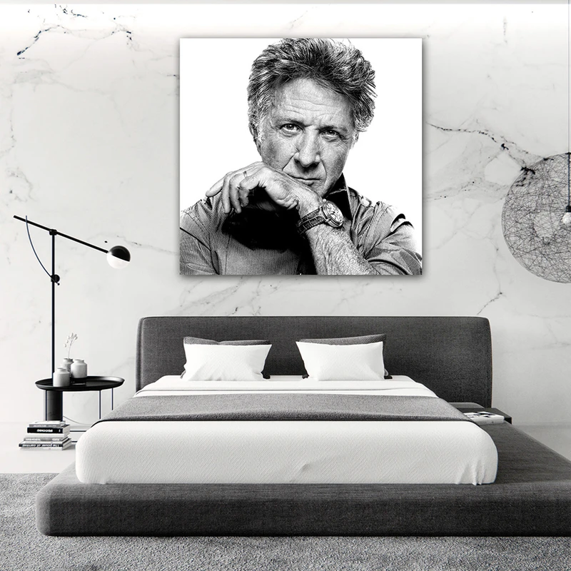 تابلو شاسی طرح پرتره ی هنرمندان مشهور-داستین هافمن کد 79