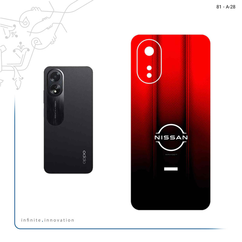 برچسب پوششی ماهوت مدل Nissan_Logo مناسب برای گوشی موبایل اپو A38