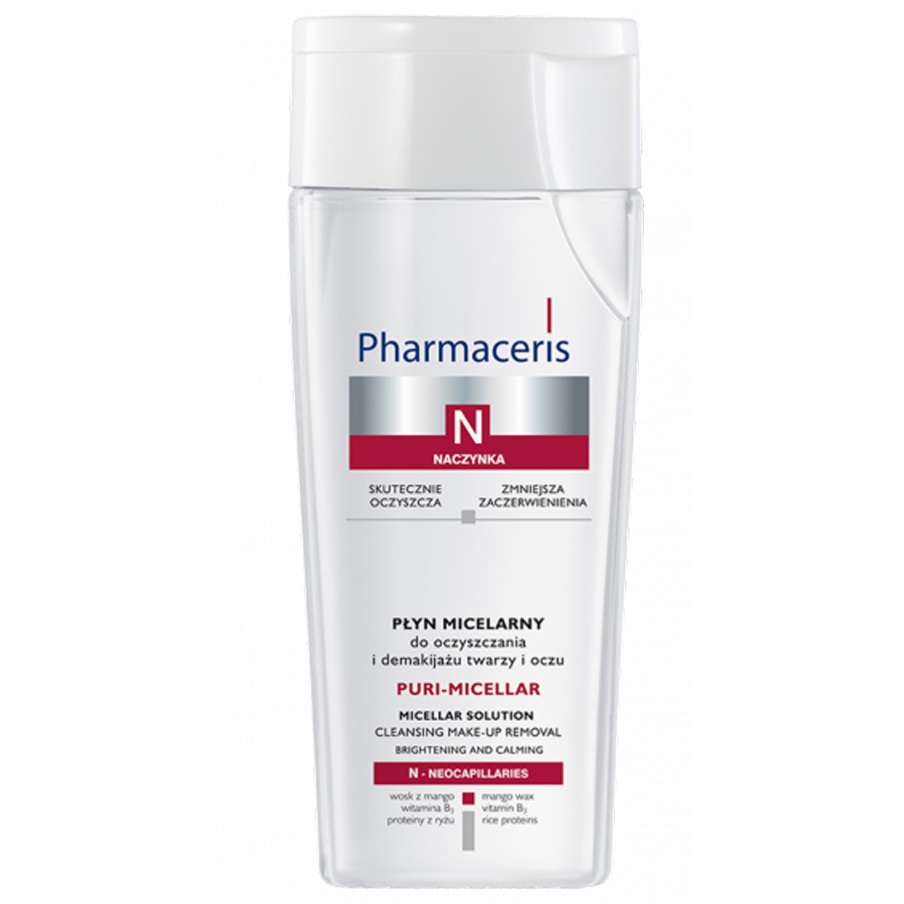 محلول پاک کننده آرایش فارماسریز مدل Puri Micellar حجم 200 میلی لیتر