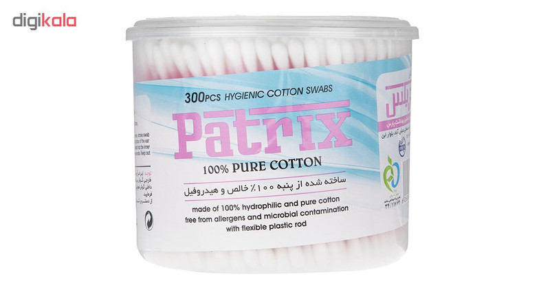 گوش پاک‌کن پاتریکس بسته 300 عددی