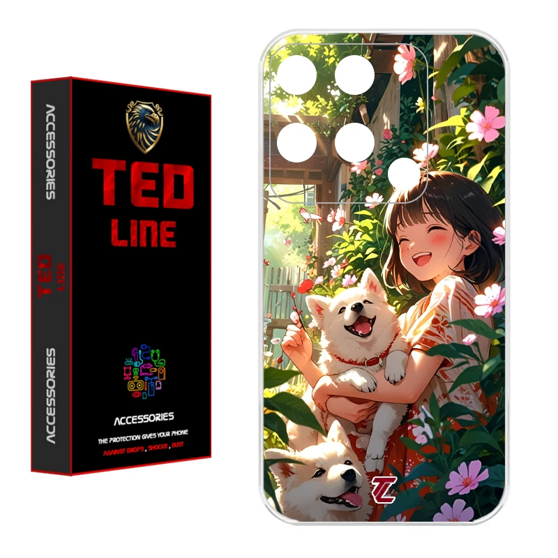 کاور تدلاین طرح سگ کد 1177 مناسب برای گوشی موبایل شیائومی Redmi 10C / Poco C40