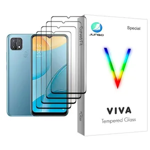Junbo Viva Glass MIX004 Screen Protector For Oppo A15 Pack Of 4