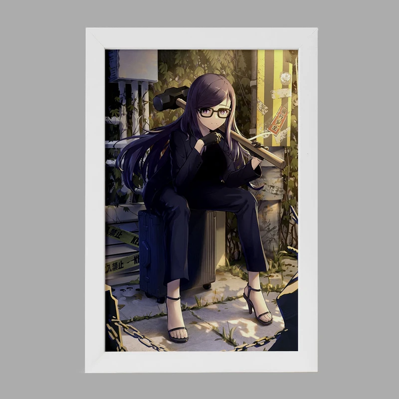 تابلو خندالو مدل هیزورو انیمه سامر تایم رندرینگ SUMMER TIME RENDERING  کد 22298