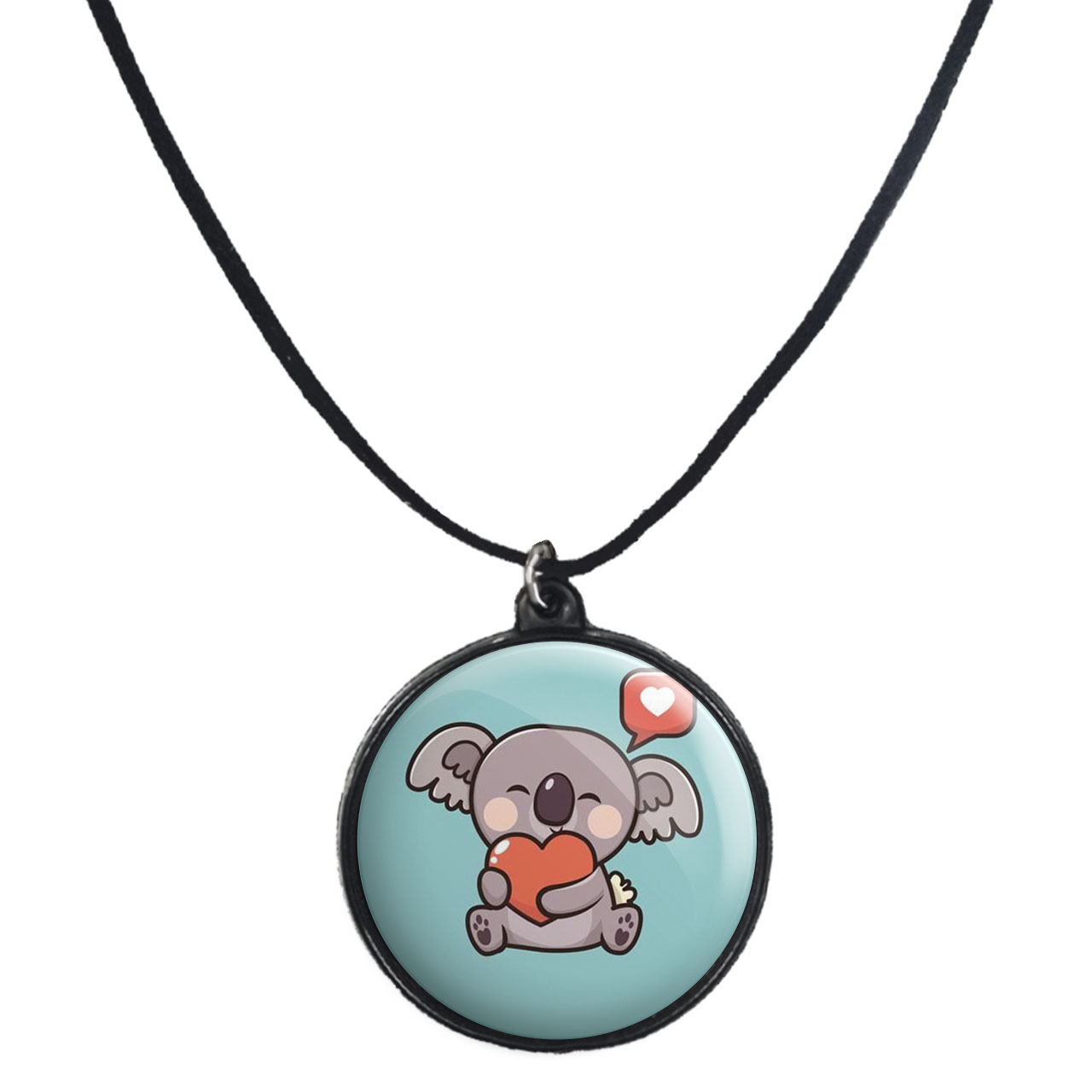 گردنبند پرمانه طرح حیوانات کیوت کد pmb.21414 مدل دو طرفه