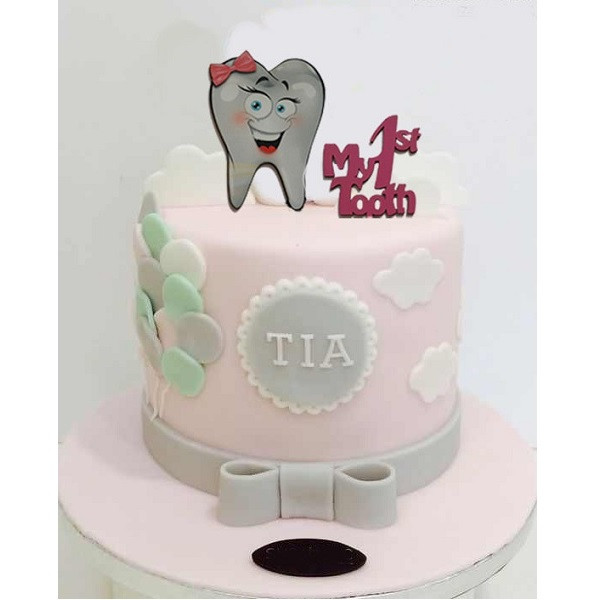 تاپر تزیین کیک به گز مدل اولین دندان بسته ۲ عددی تاپر تزیین کیک به گز مدل اولین دندان بسته ۲ عددی