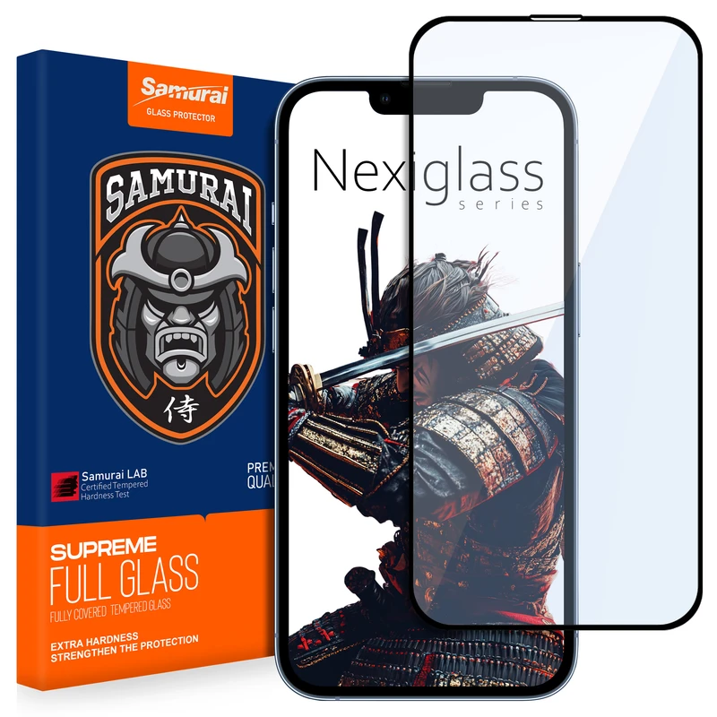 محافظ صفحه نمایش سامورایی مدل Nexiglass مناسب برای گوشی موبایل اپل iPhone 13 Pro Max 