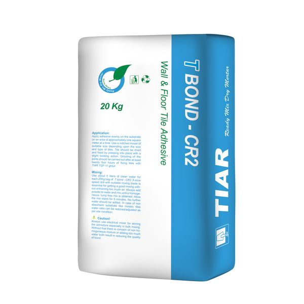 چسب کاشی پودری پرسلان تیار مدل CR2 وزن بیست کیلوگرم چسب کاشی پودری پرسلان تیار مدل CR2 وزن بیست کیلوگرم