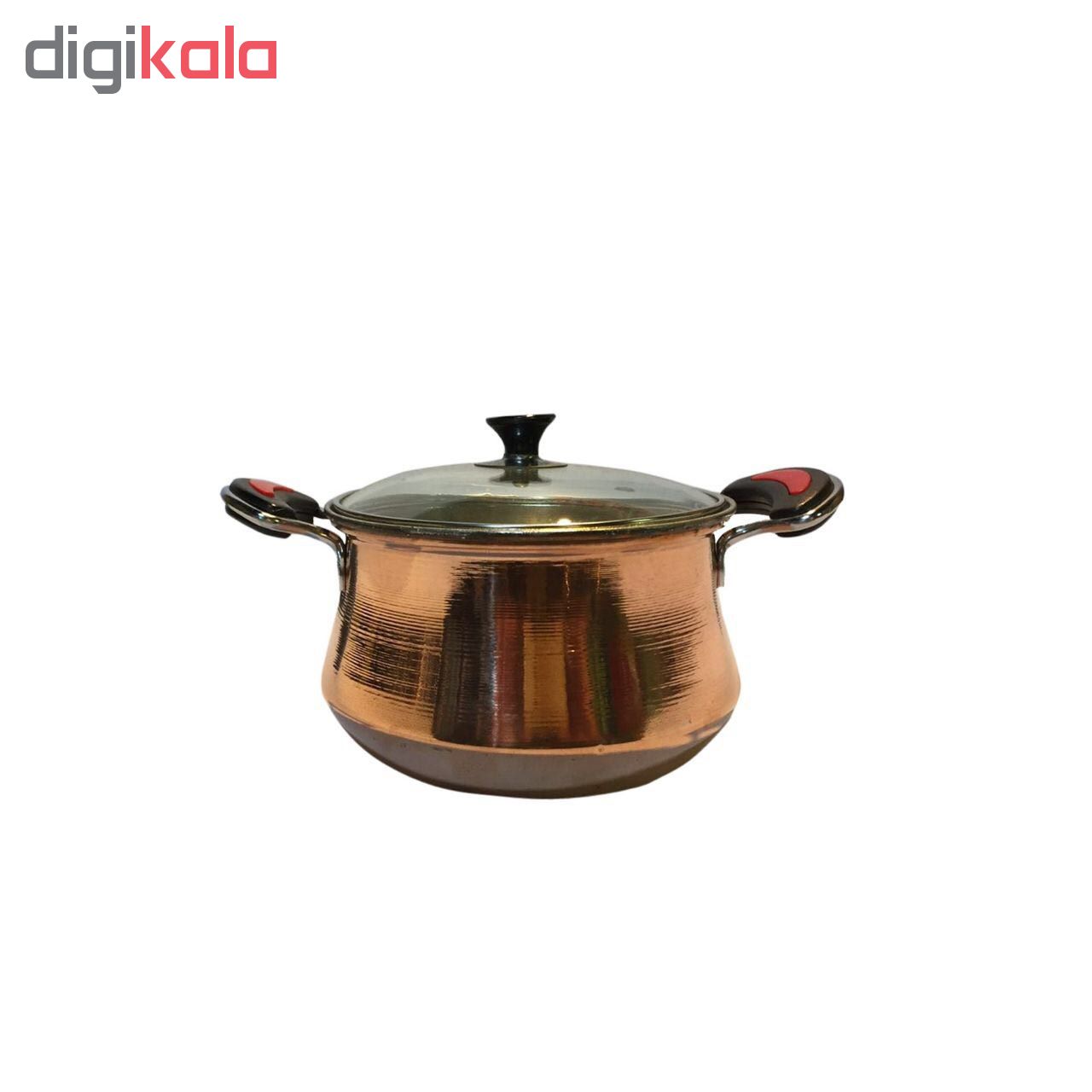 Copper saucepan, 3-piece set, Model KOMAJDAN 