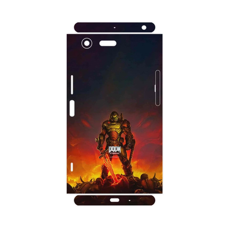 برچسب پوششی ماهوت مدل DOOM Game Series-FullSkin مناسب برای گوشی موبایل سونی Xperia XZ Premium