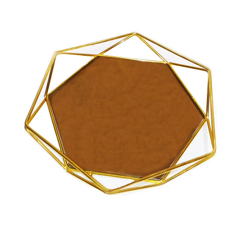 سینی مدل آینه ای شش ضلعی RM06