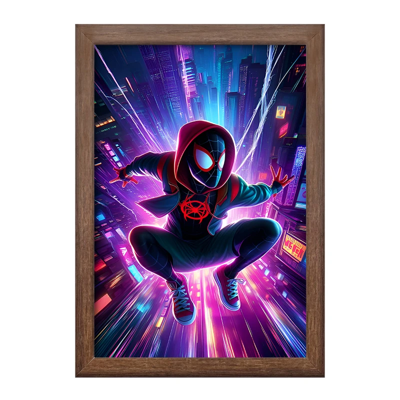 تابلو خندالو طرح مرد عنکبوتی (Spider Man) کد F8079