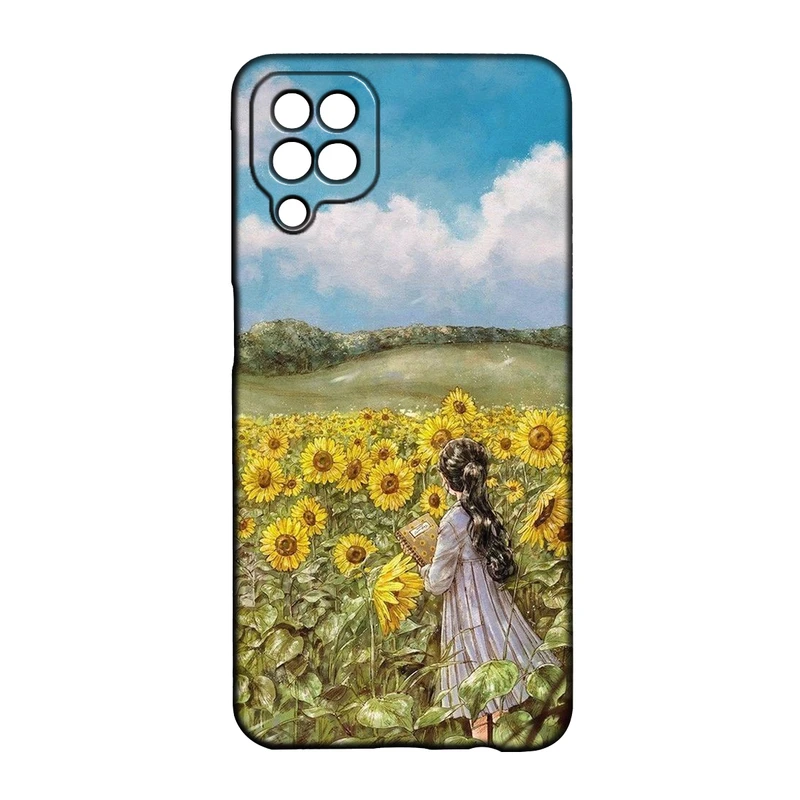 کاور طرح دخترانه کد 240 مناسب برای گوشی موبایل سامسونگ Galaxy A22 4g