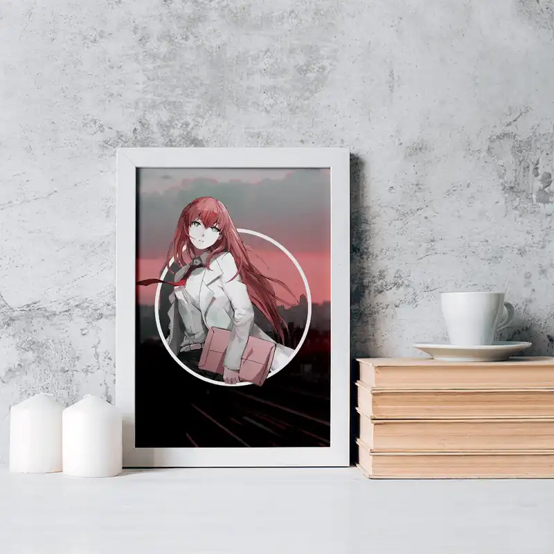 تابلو خندالو مدل کوریسو ماکیسه انیمه اشتاینز گیت کد 17502