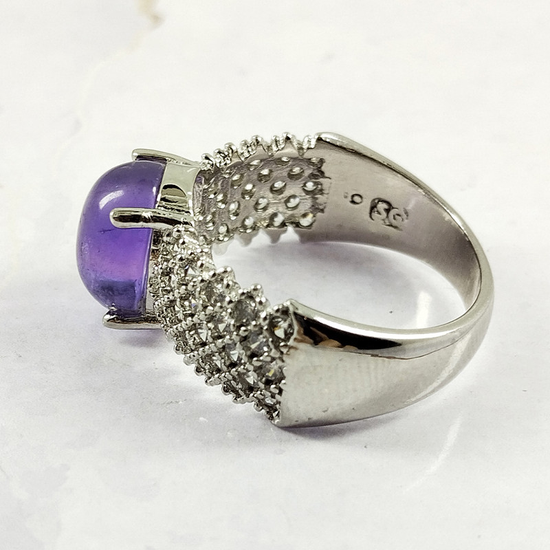 انگشتر نقره زنانه سلین کالا مدل آمتیس کد 36 انگشتر نقره زنانه سلین کالا مدل آمتیس کد 36