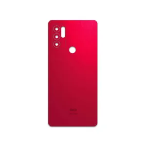 MAHOOT Matte-Warm-Red Cover Sticker for Motorola Moto G60S