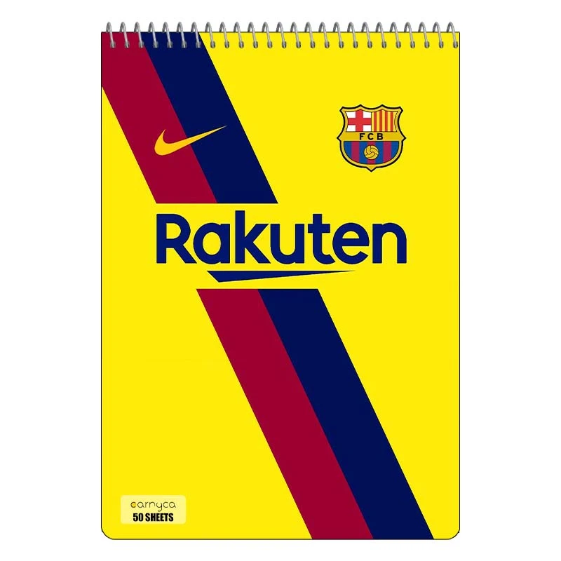 دفتر نقاشی 50 برگ سیمی کارنیکا طرح بارسلونا Barcelona کد 75617