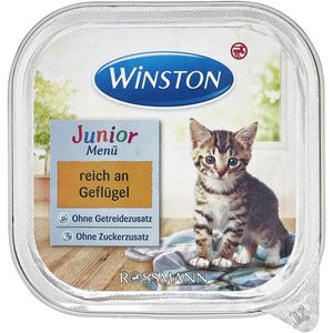 نقد و بررسی کنسرو غذای بچه گربه وینستون مدل mit geflugel وزن 100گرم توسط خریداران