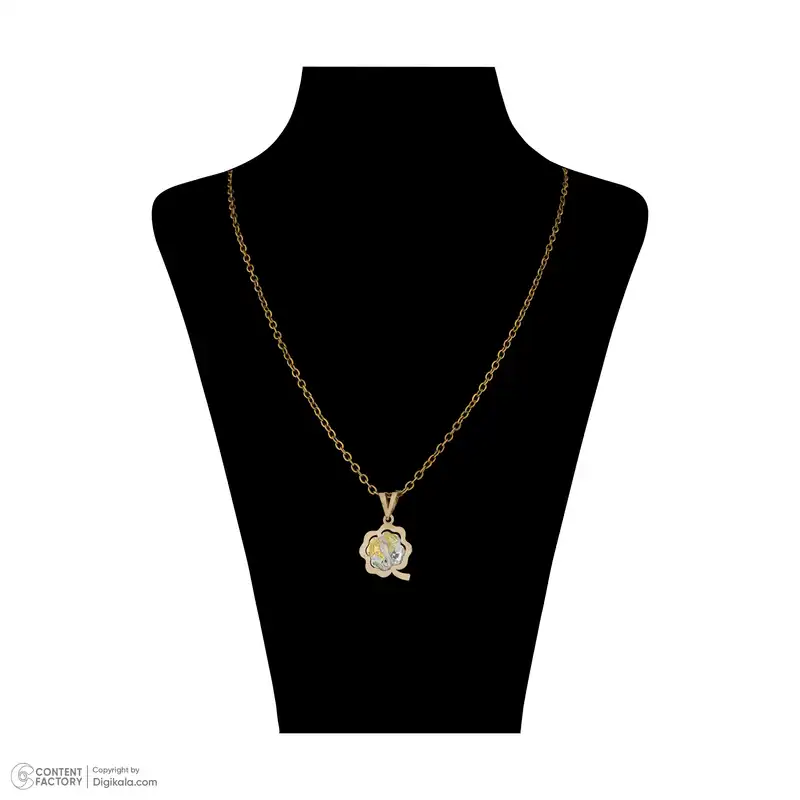 گردنبند طلا 18 عیار زنانه ناریا مدل شبدر