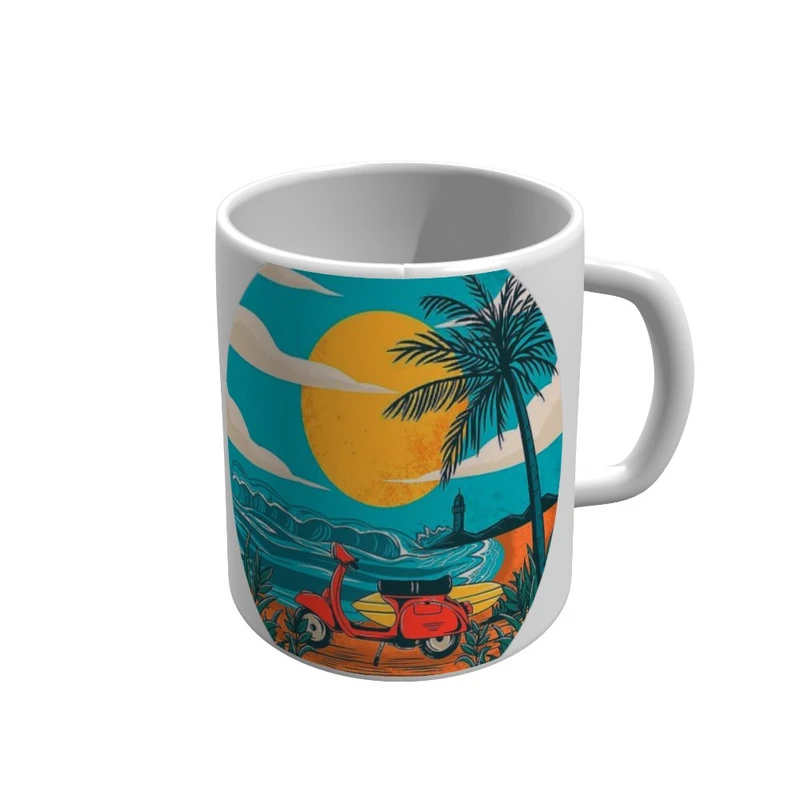 ماگ پاد آفرین مدل موتور و طبیعت کد v37