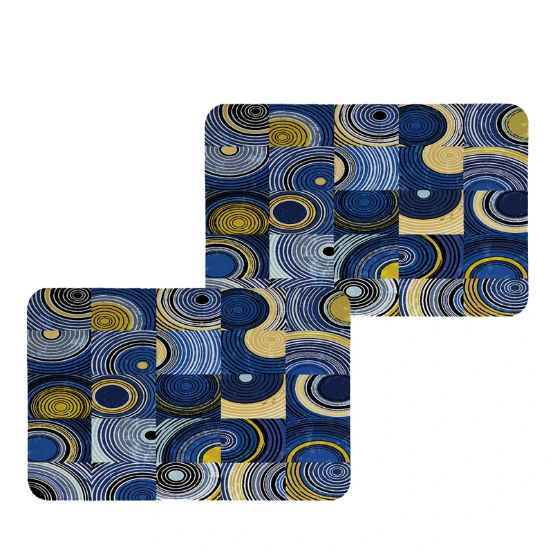 زیربشقابی طرح آبرنگی کد 9126 بسته 2 عددی 