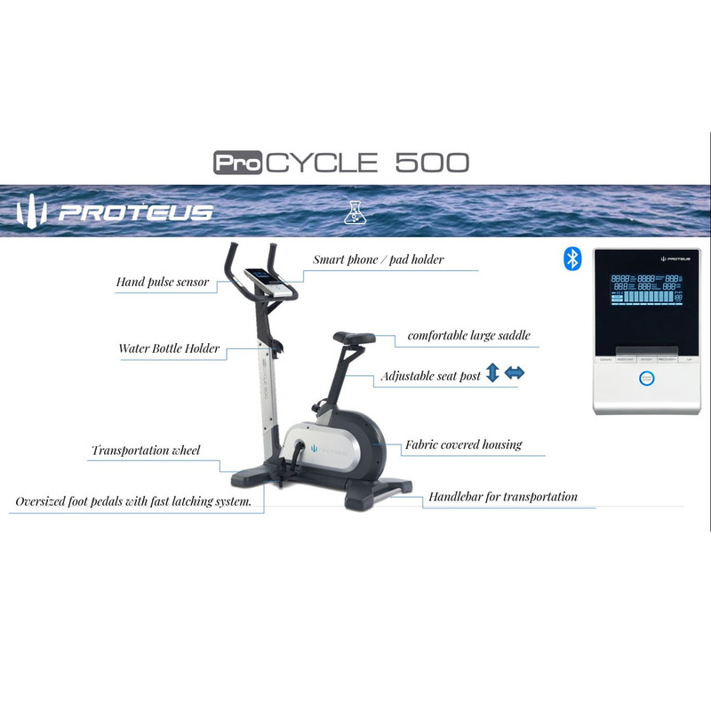 دوچرخه ثابت نشسته پروتئوس مدل PROCYCLE 500
